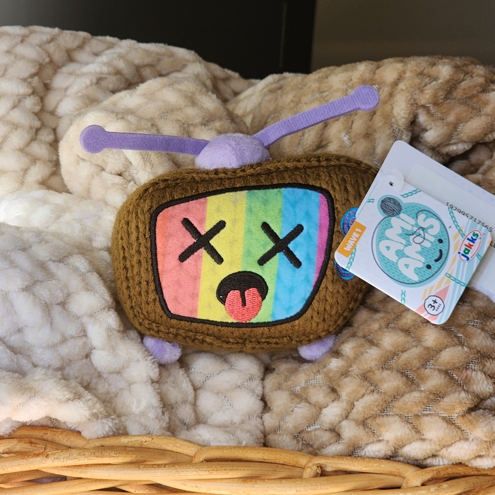 RARE NWT Ami Amis TELLY the Television Stuffed Animal Toy